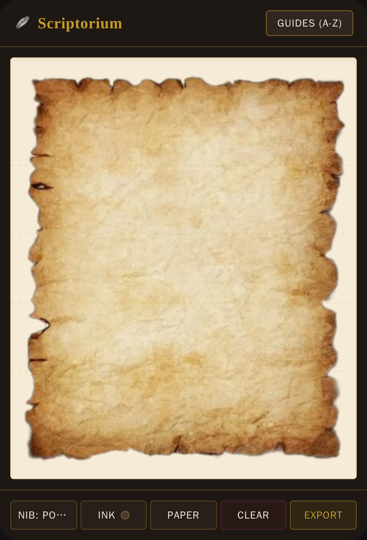 Scriptorium: Calligraphy Practice cover