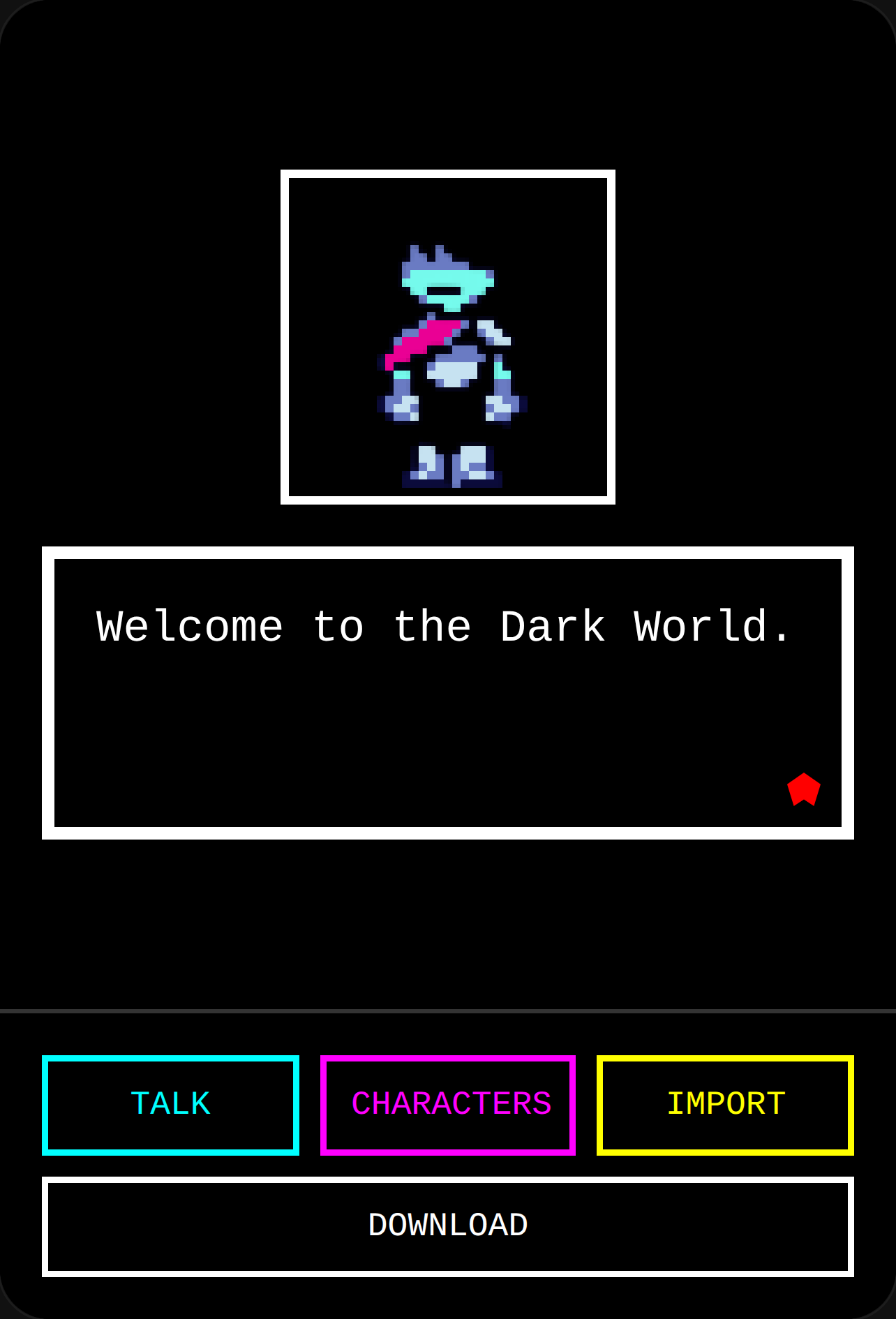 Deltarune Character Creator cover