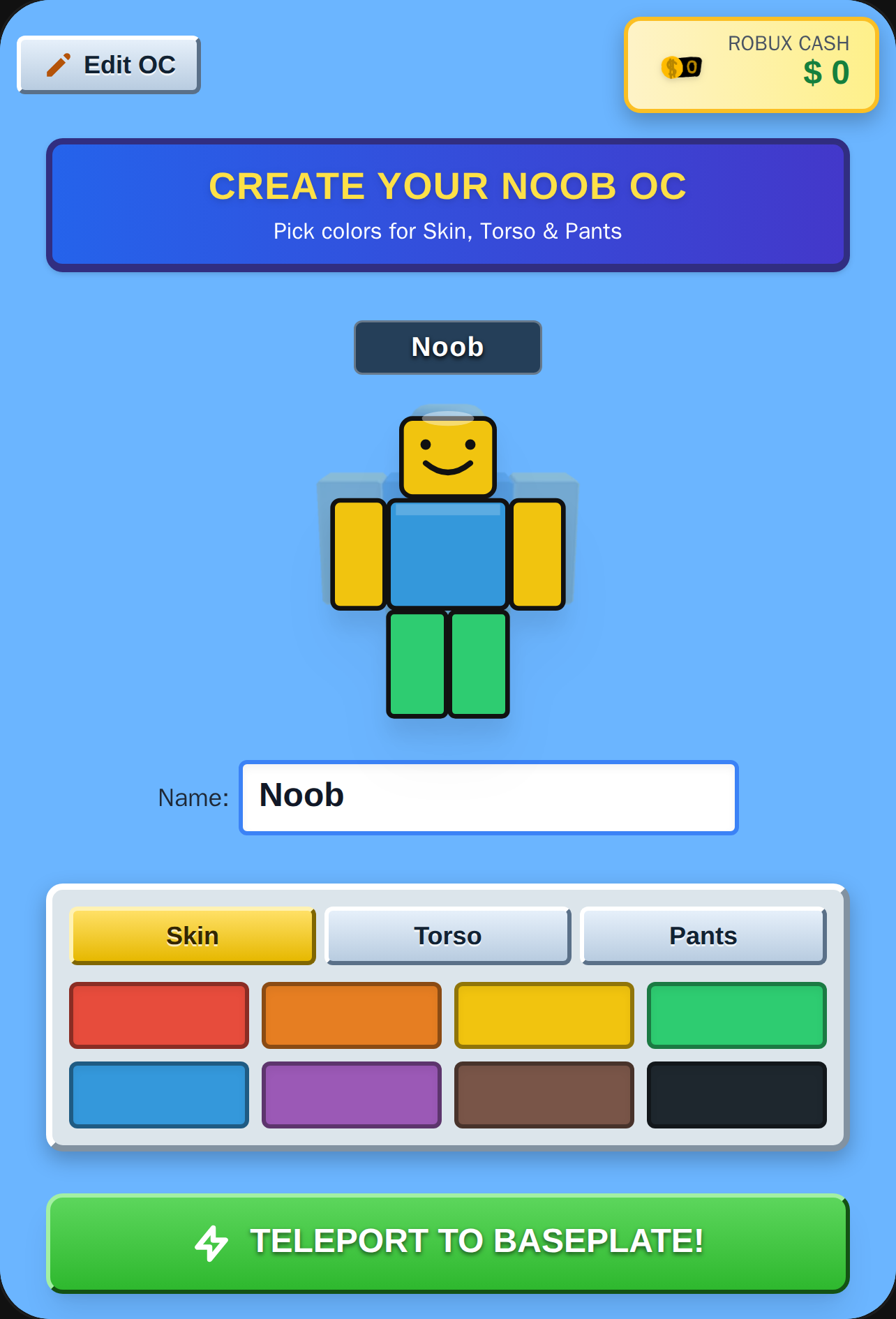 Donate game - Sell with noob! cover