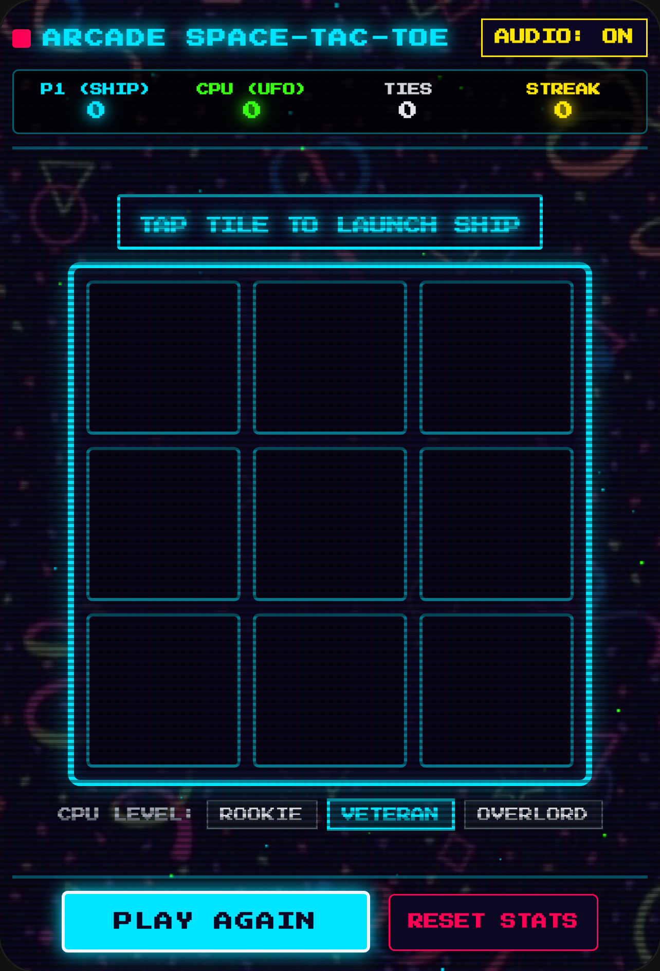 Arcade Tic-Tac-Toe: Star Fleet vs Aliens cover