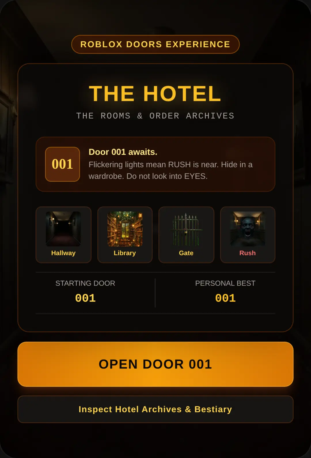 DOORS: The Hotel & Archives cover