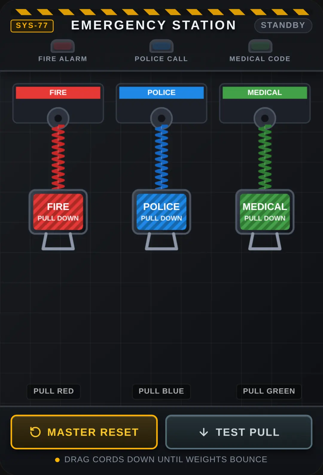 3 fire alarms - for emergency services cover