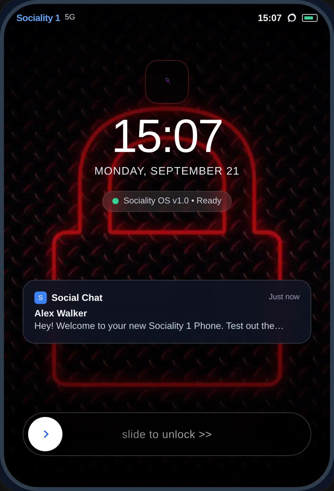 Sociality 1 Phone cover
