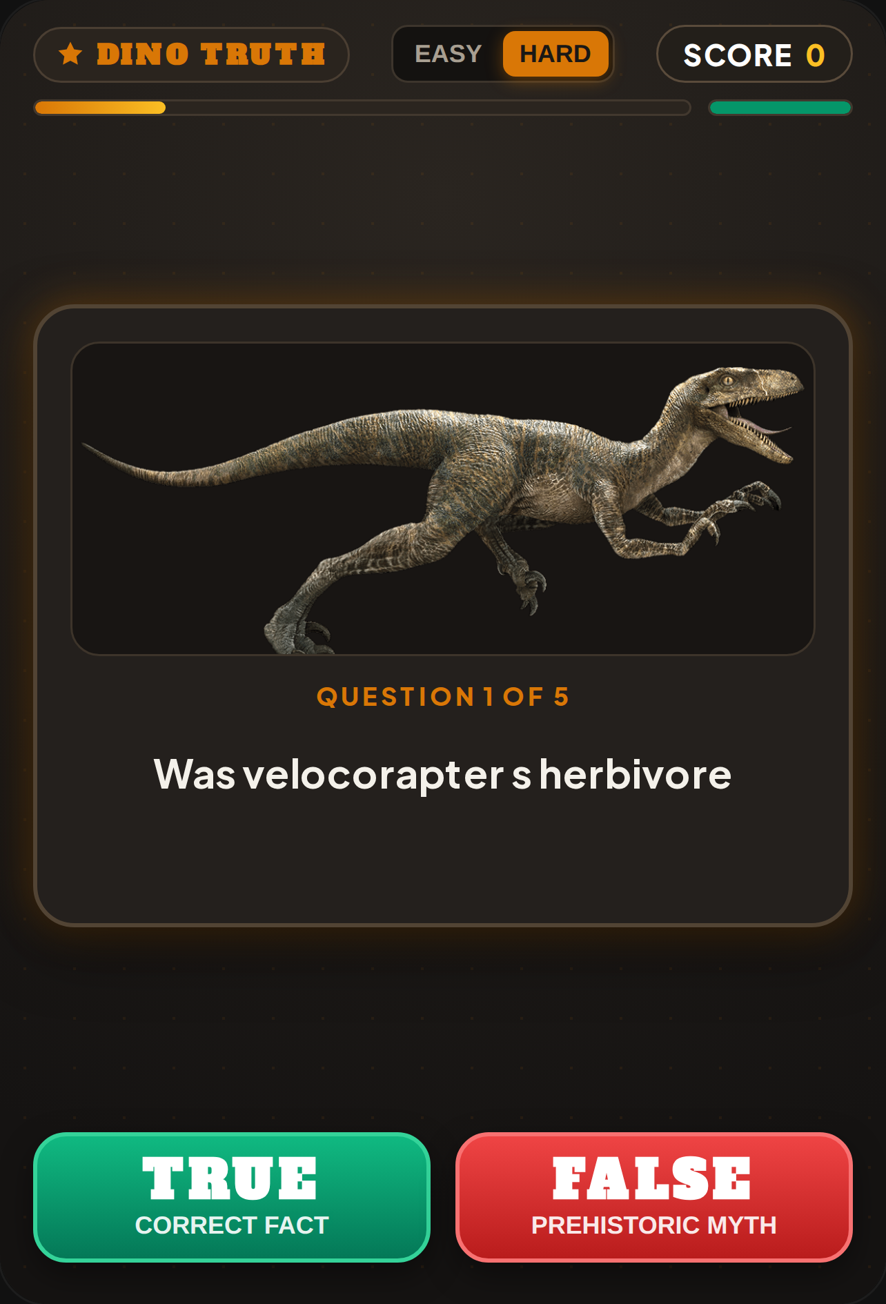 Dino quiz cover