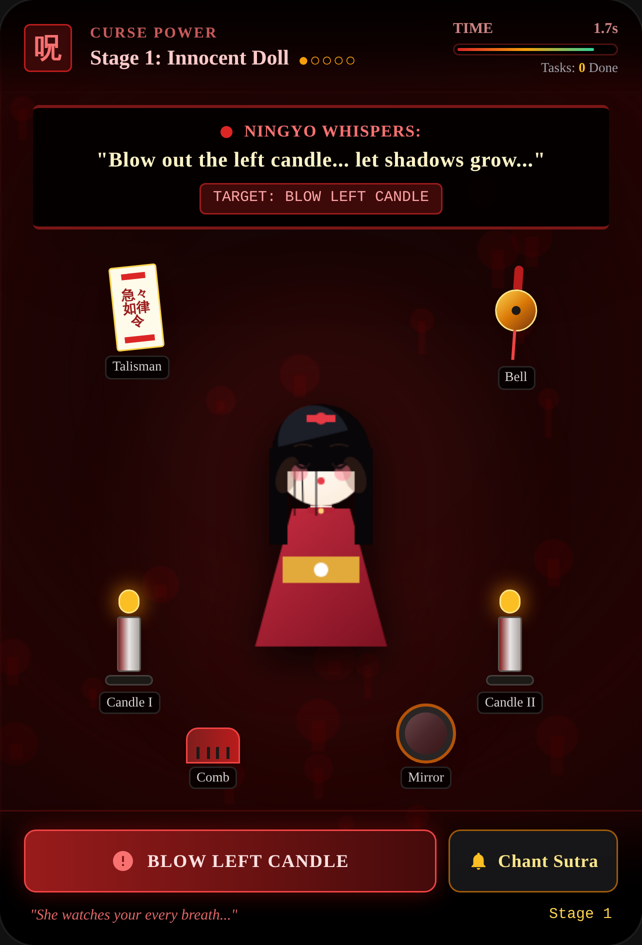 Cursed Ningyo - Japanese Horror Doll Click all the things right and at the last nobody knows what will happen cover
