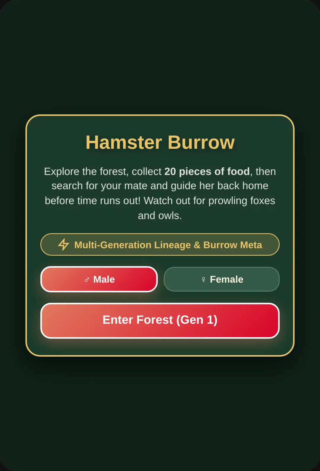 Hamster Forest Survival 3D cover