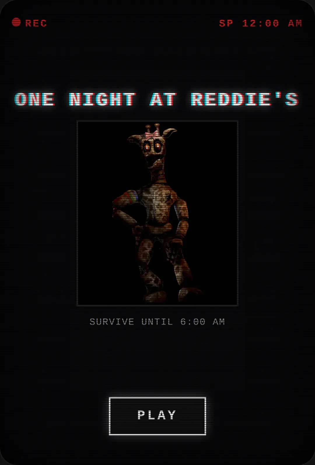 ONE NIGHT AT REDDIE'S cover