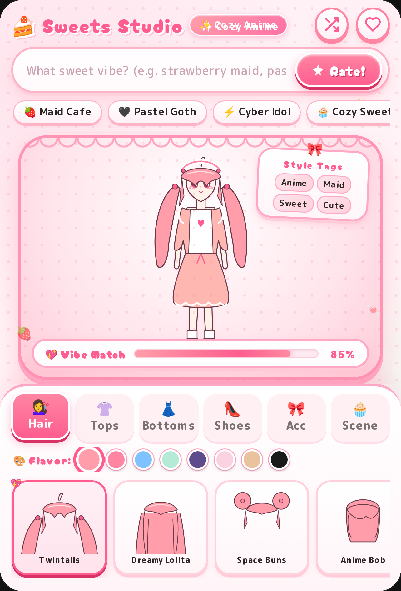 Sweets Studio - Cozy Anime Dress Up cover