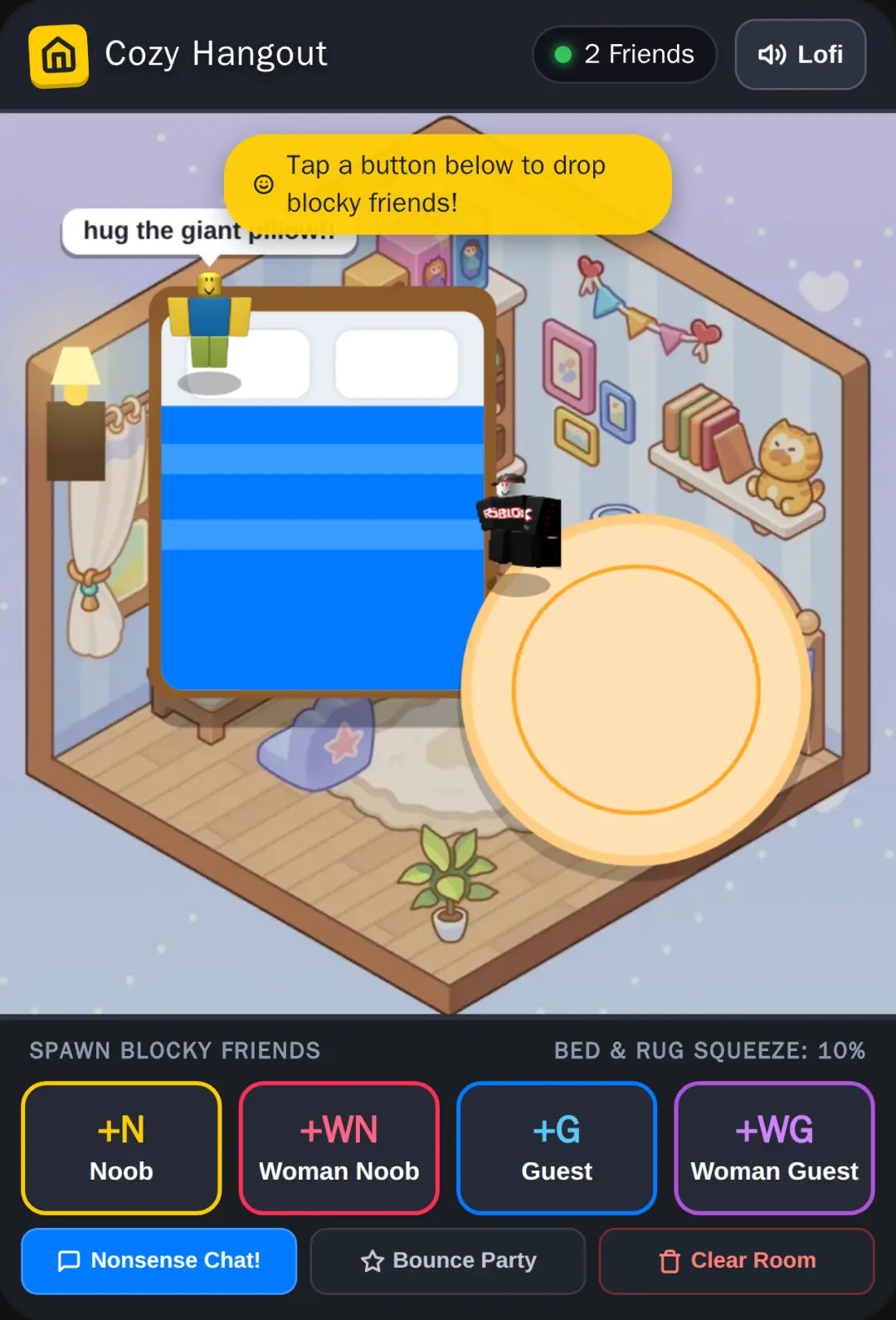 Roblox Cozy Bedroom Hangout cover