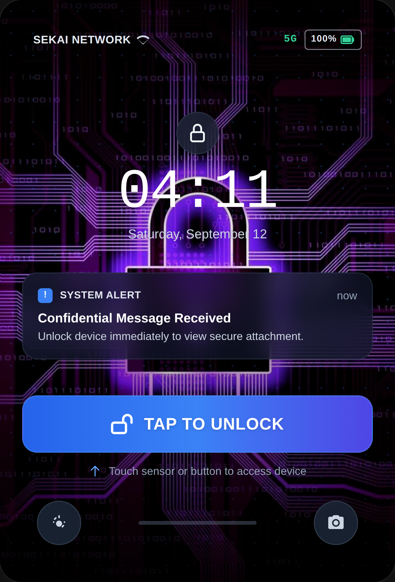 Phone Lock Screen cover