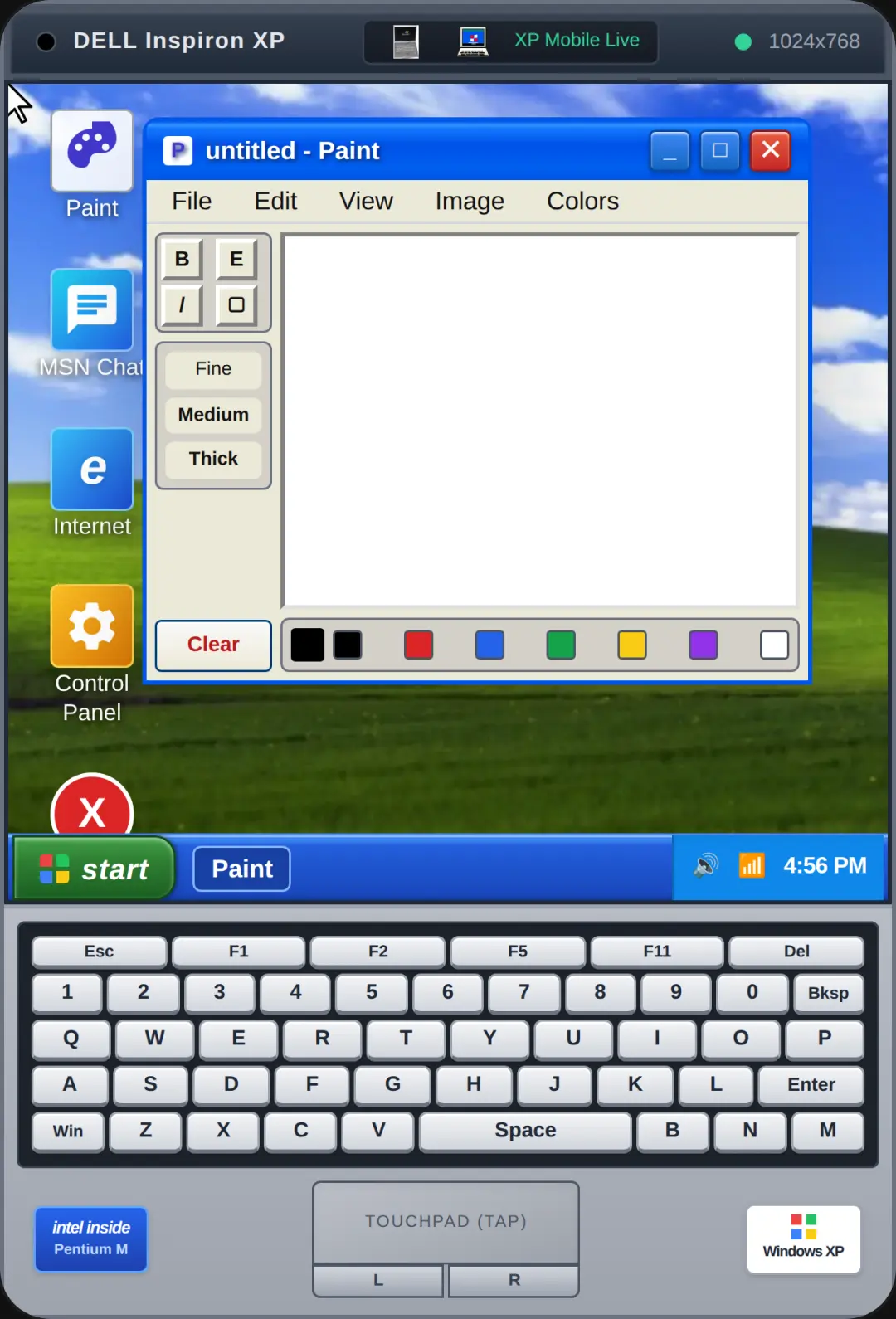 Windows XP Laptop Simulator cover