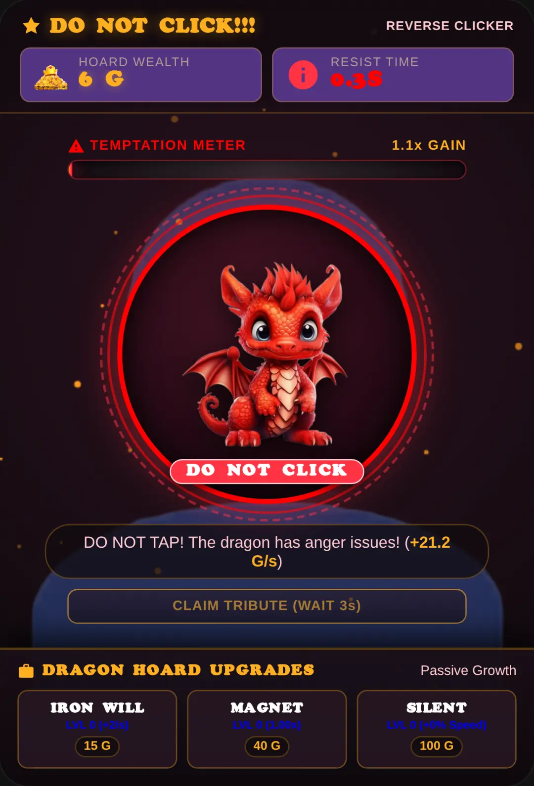 DRAGON TO THE DEATH: DO NOT CLICK!!! cover