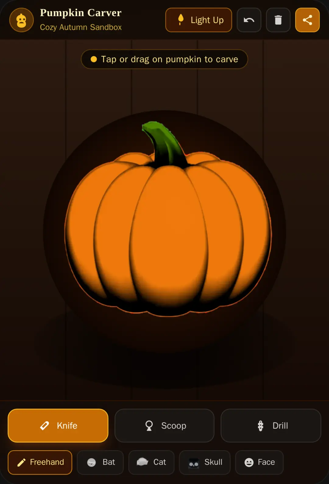 Cozy Pumpkin Carver cover
