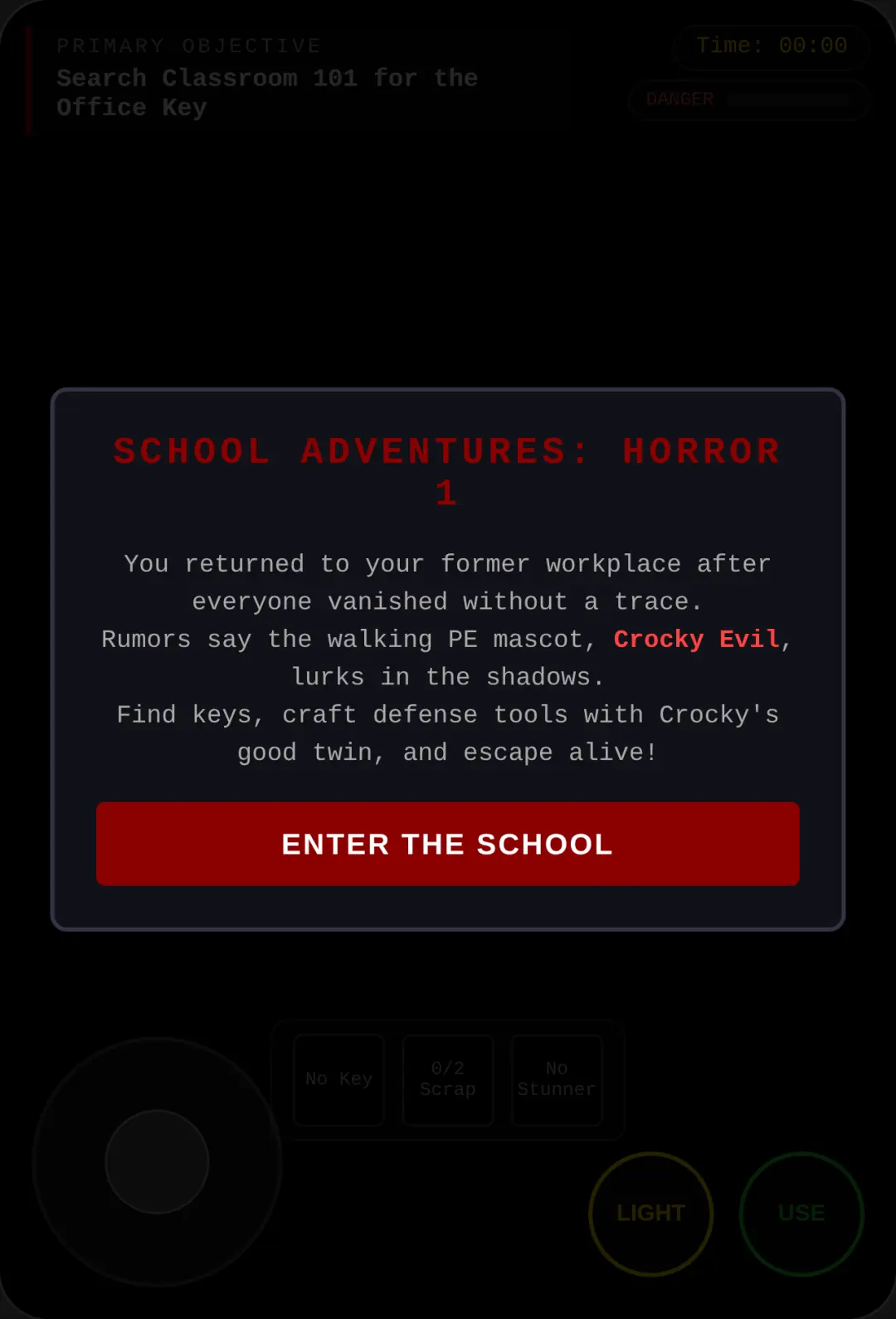The School Adventures: Horror 1 cover