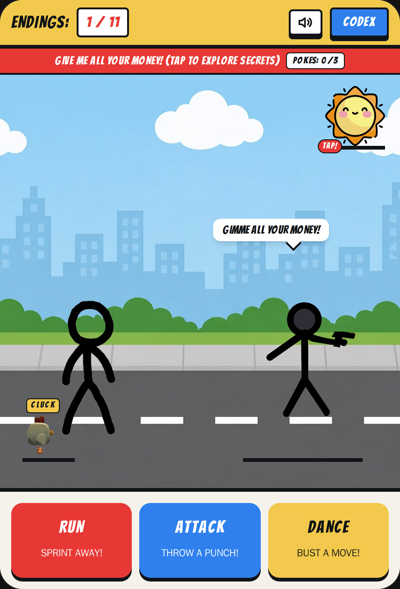 Stickman Robbery: 11 Wild Endings cover