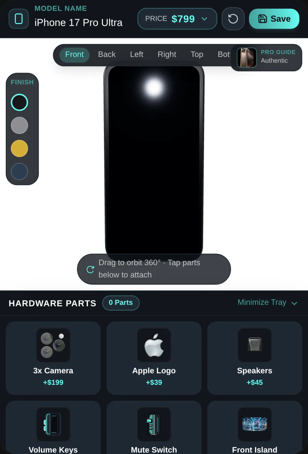 iPhone Studio 3D Customizer cover