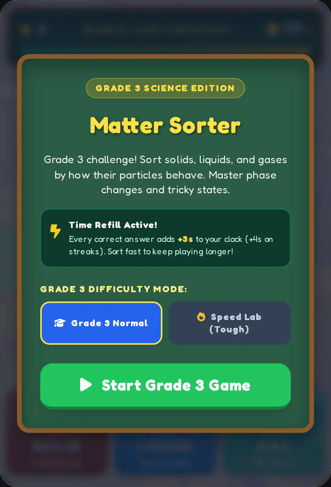 Grade 3 Matter Sorter cover