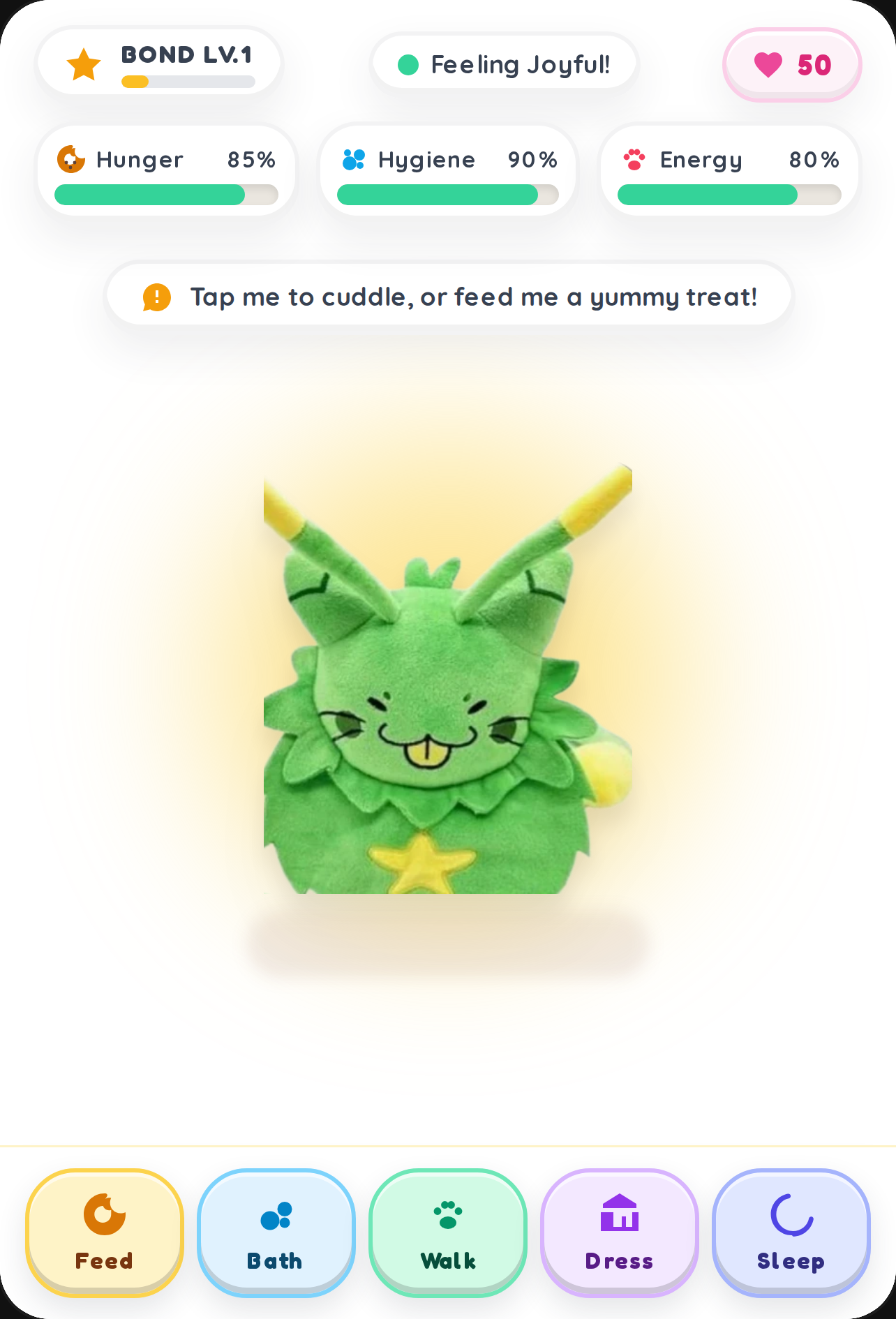 Cozy Alien cat Pet Care cover