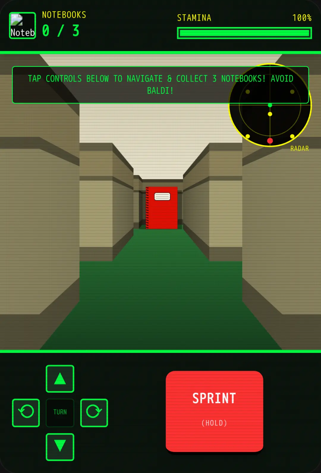 Baldi's Basics Horror Chase cover