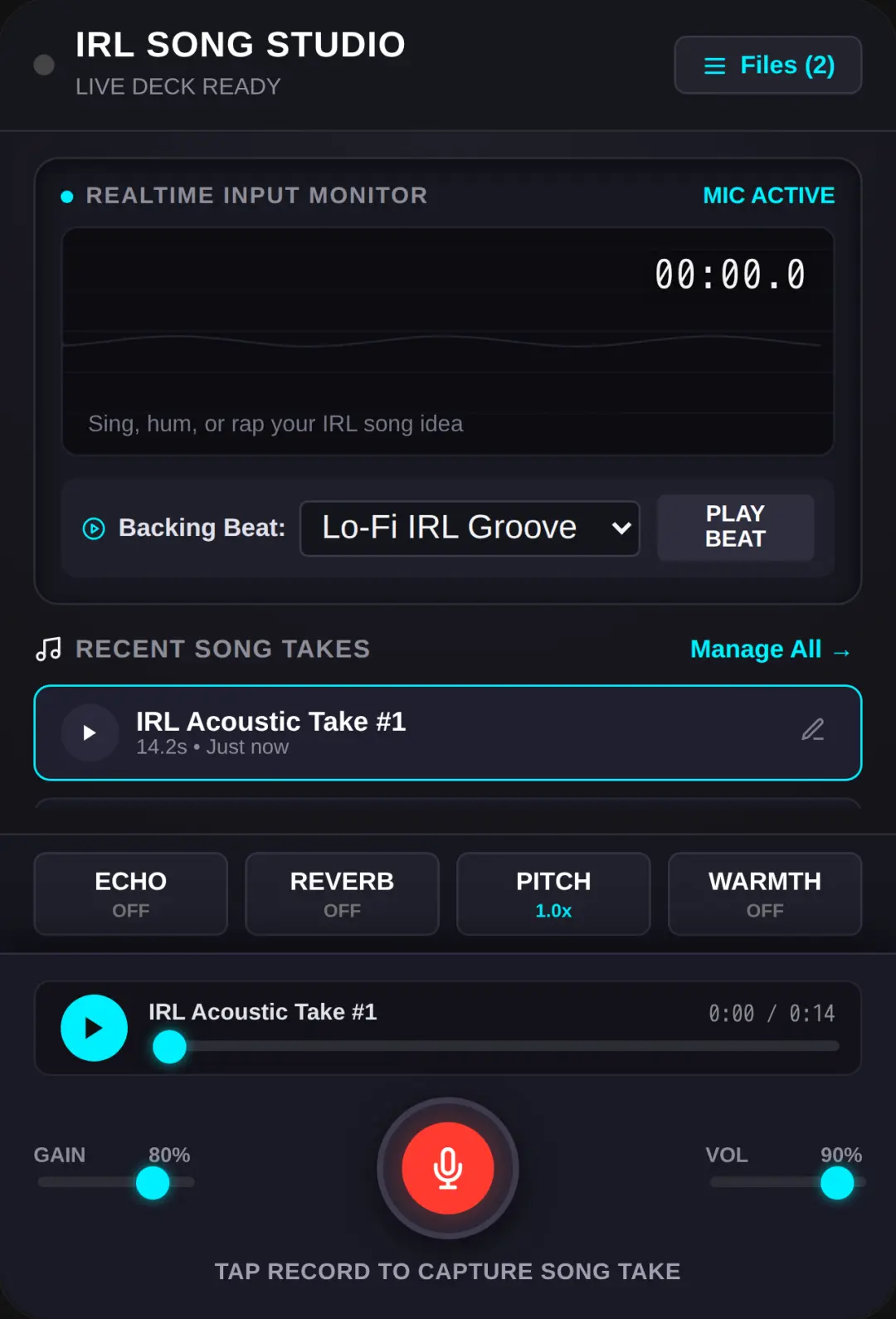 IRL Song Studio cover
