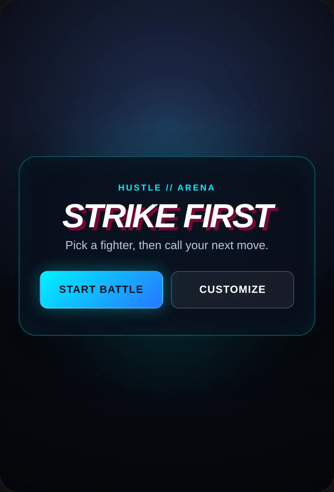 HUSTLE: Strike & Predict cover