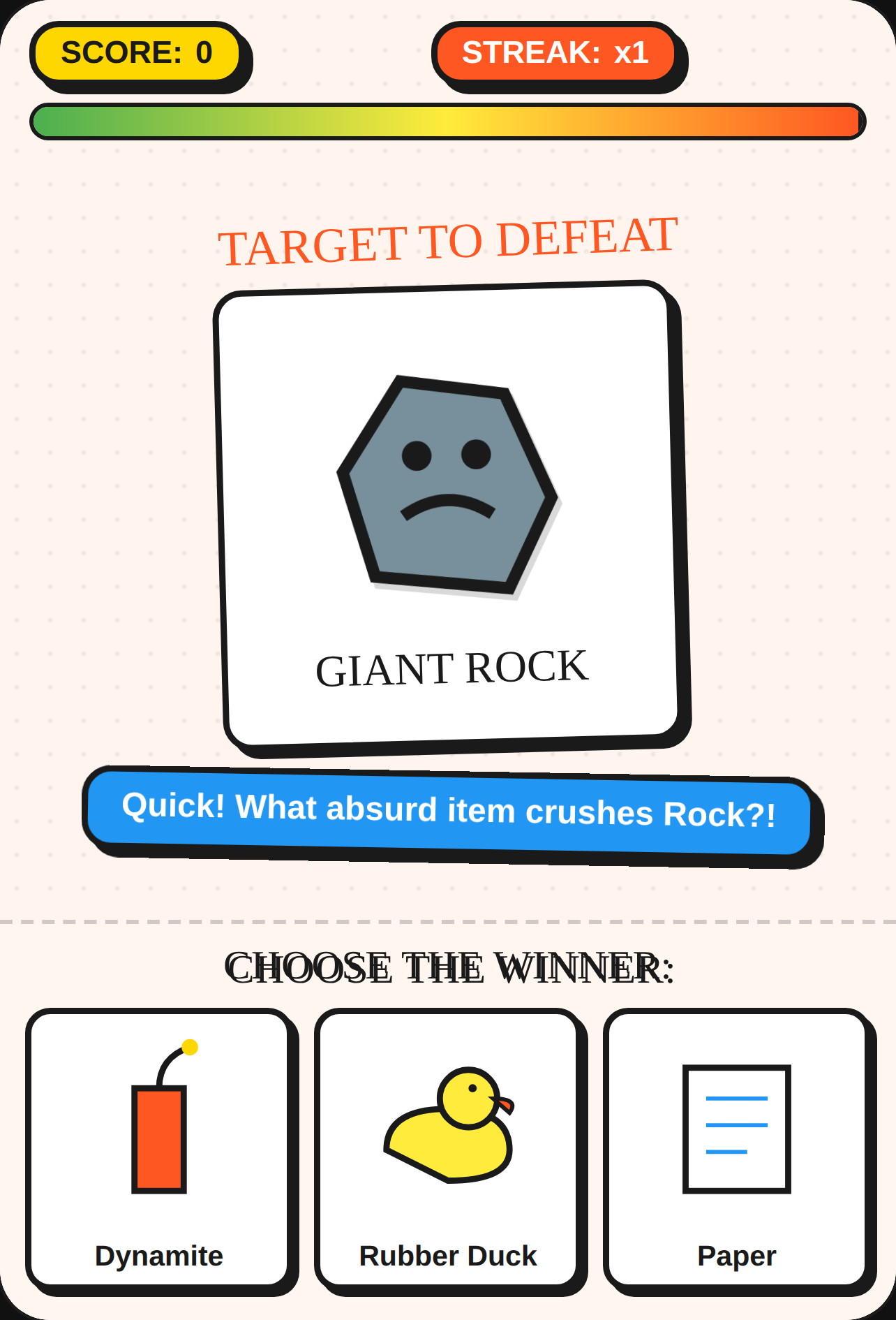 What Beats Rock! cover