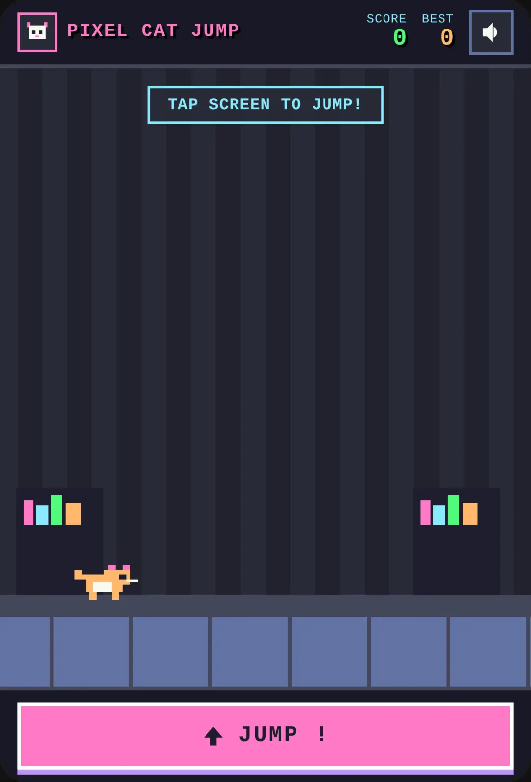 Small Pixel Cat Jump 😼 cover