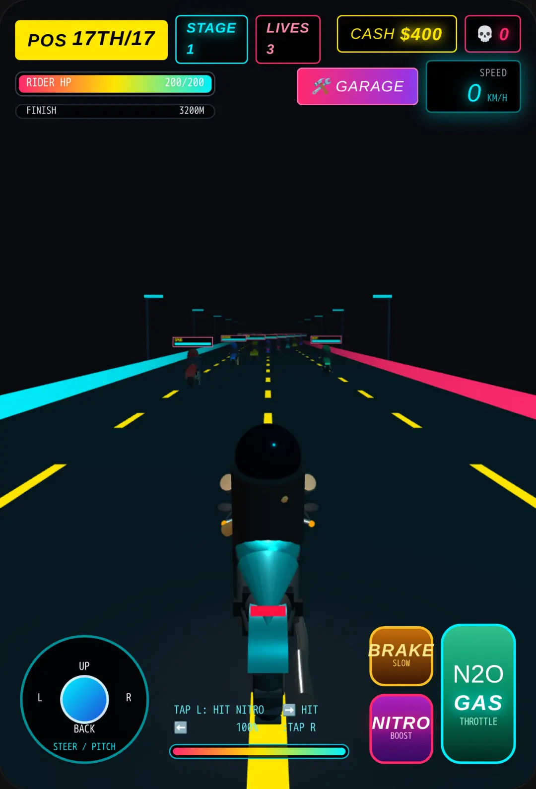 Road Bash 64 - Racing Combat #Racing #Fighting