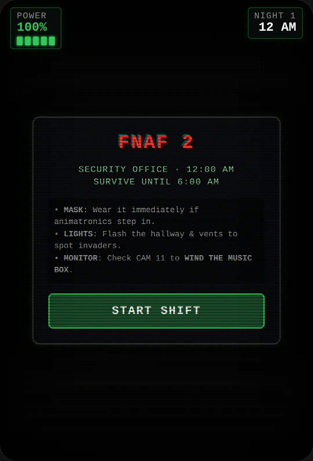 Five Nights at Freddy's 2 cover