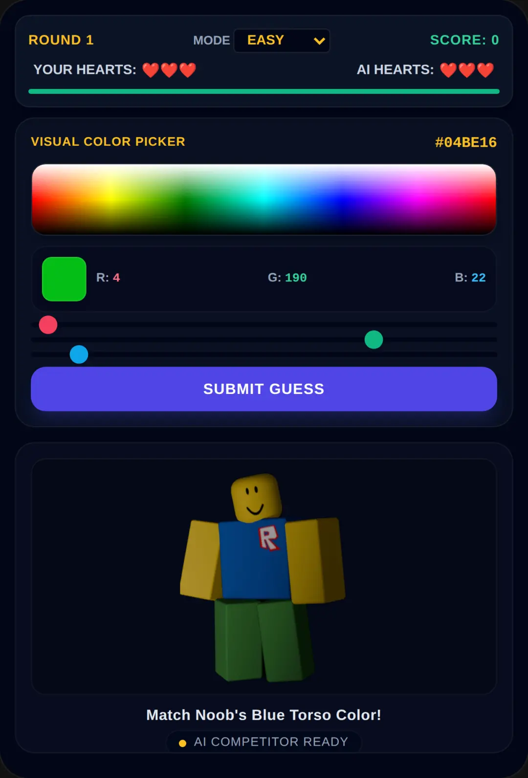 Color Guess AI Challenge cover