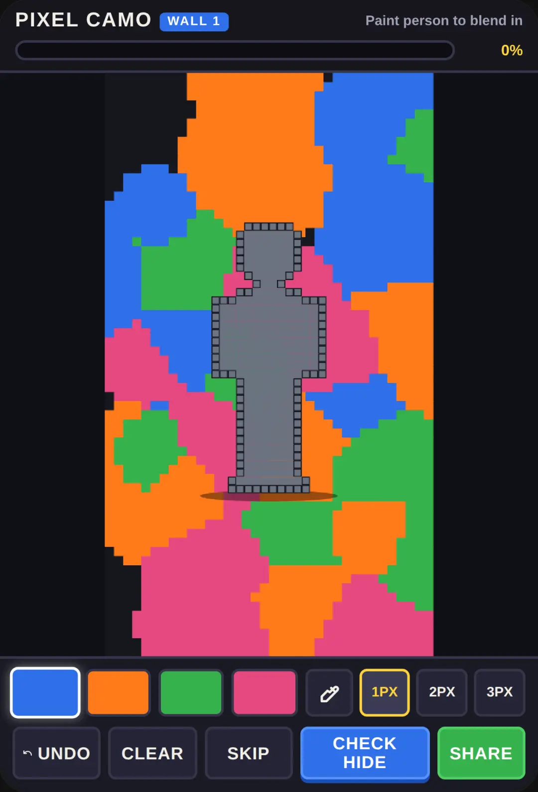 Pixel Camo - Street Art Blend cover