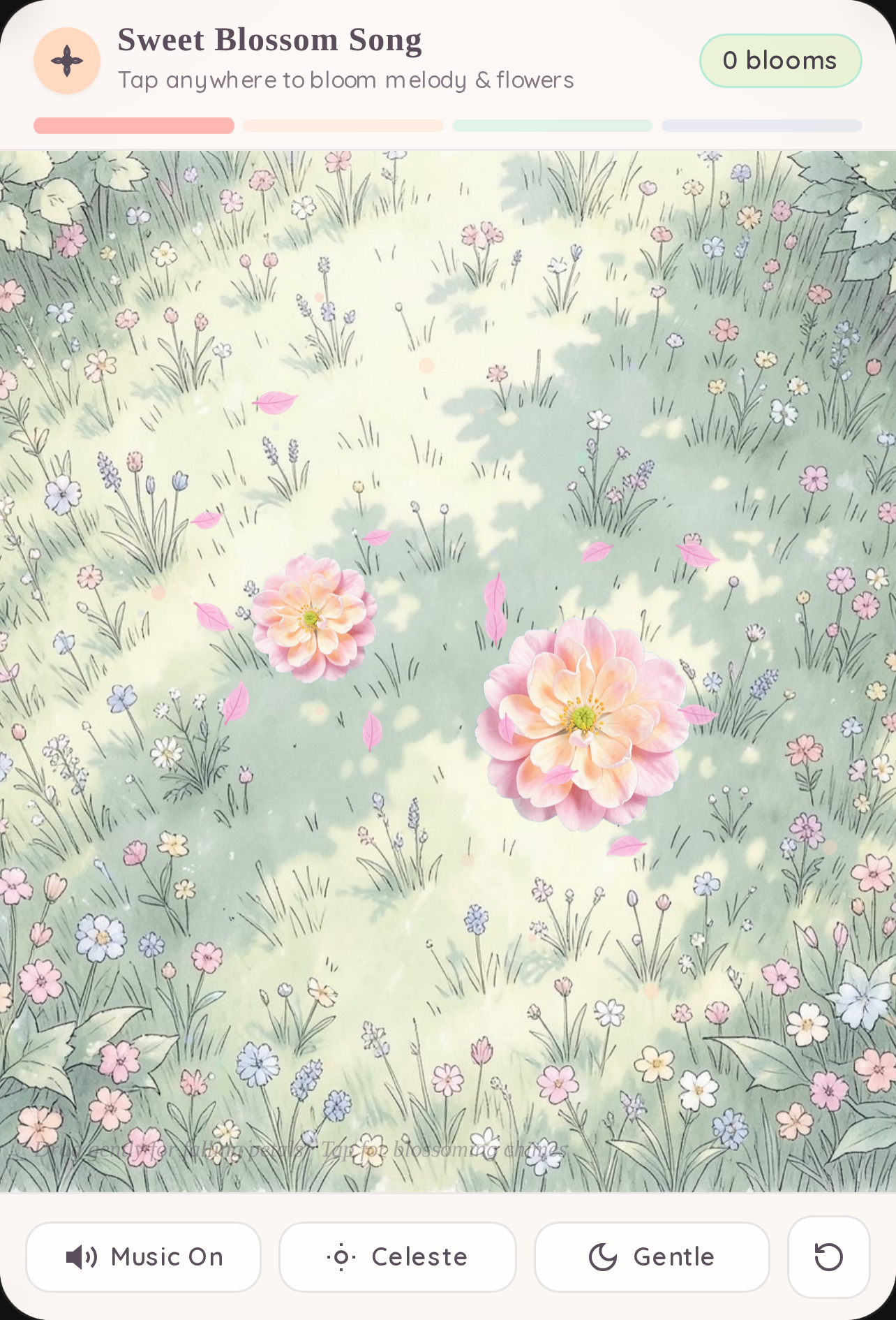 Sweet Blossom Melody smooth flower cover