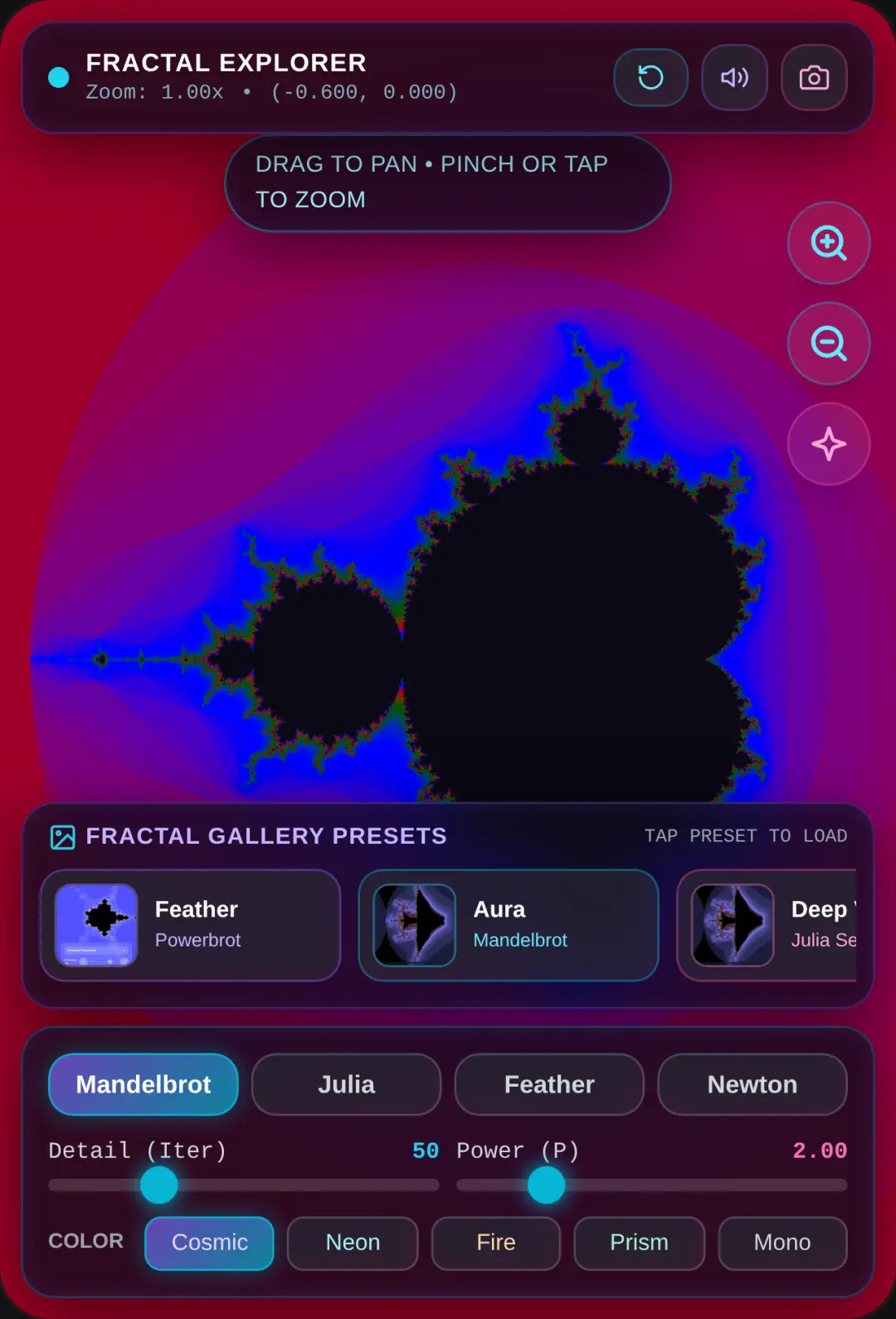 Cosmic Fractal Explorer cover