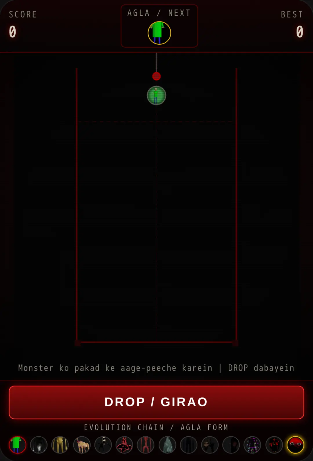 Horror Merge: The Dropper cover