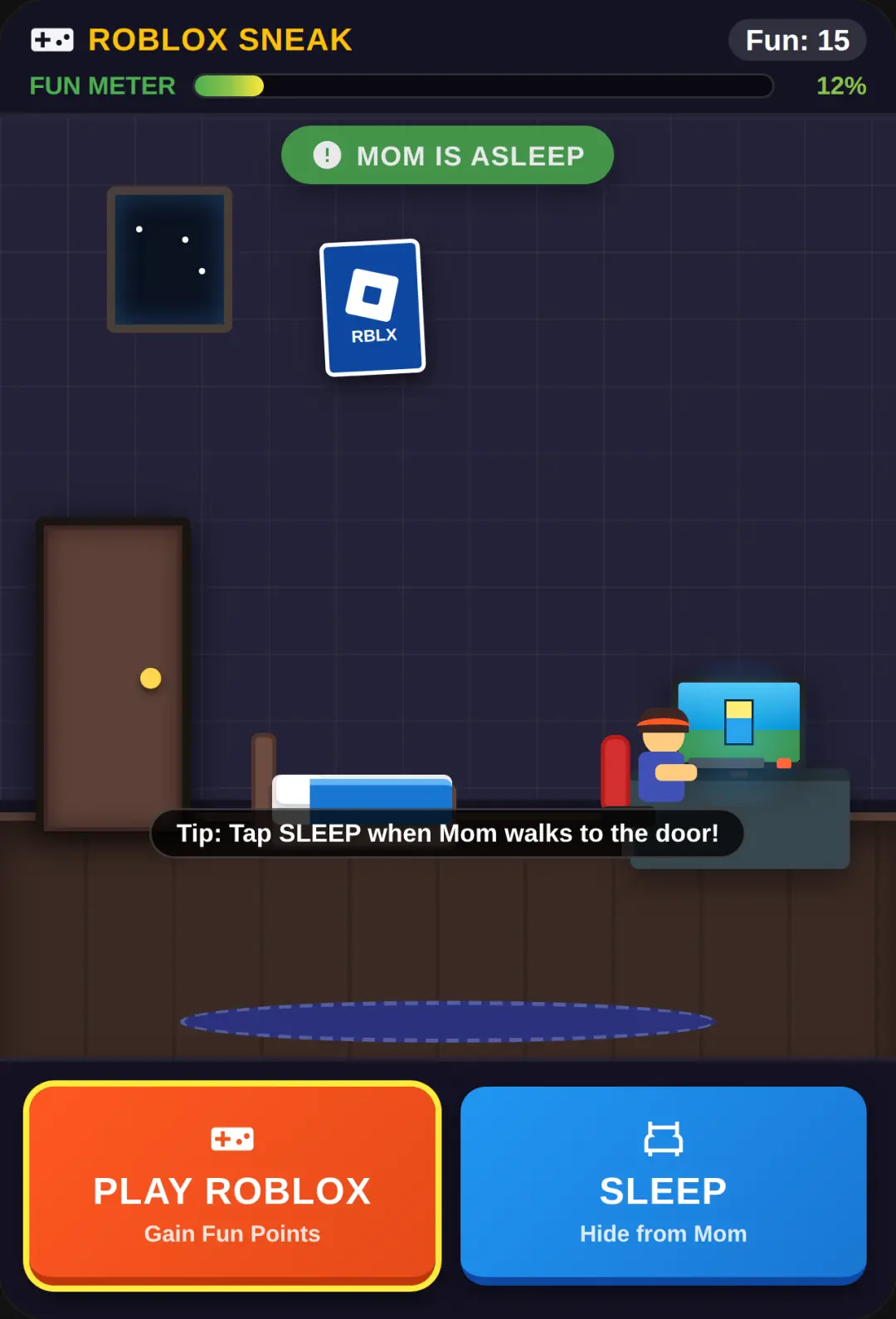 Roblox Sneak: Don't Wake Mom! cover