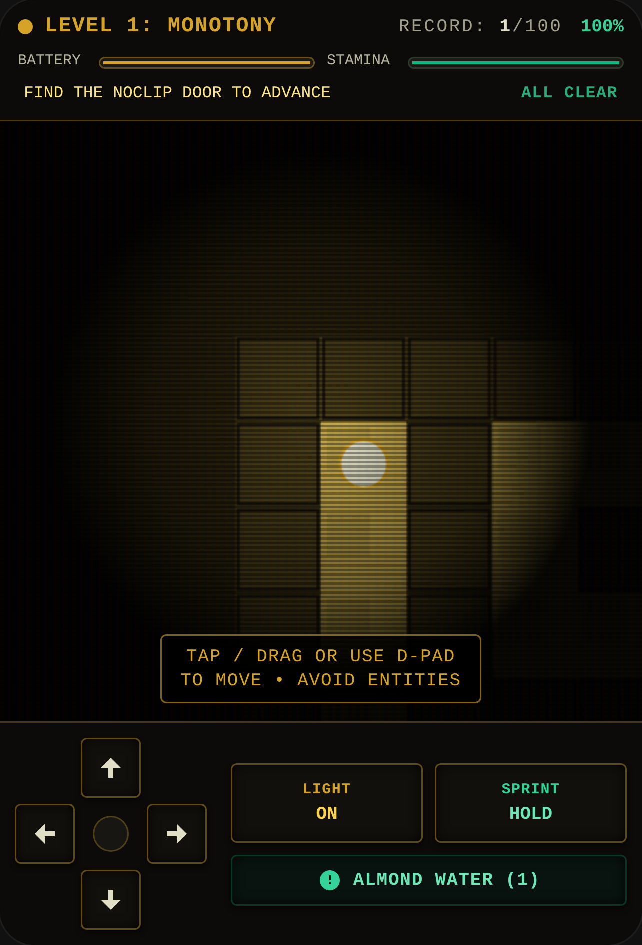 THE BACKROOMS: 100 LEVELS cover