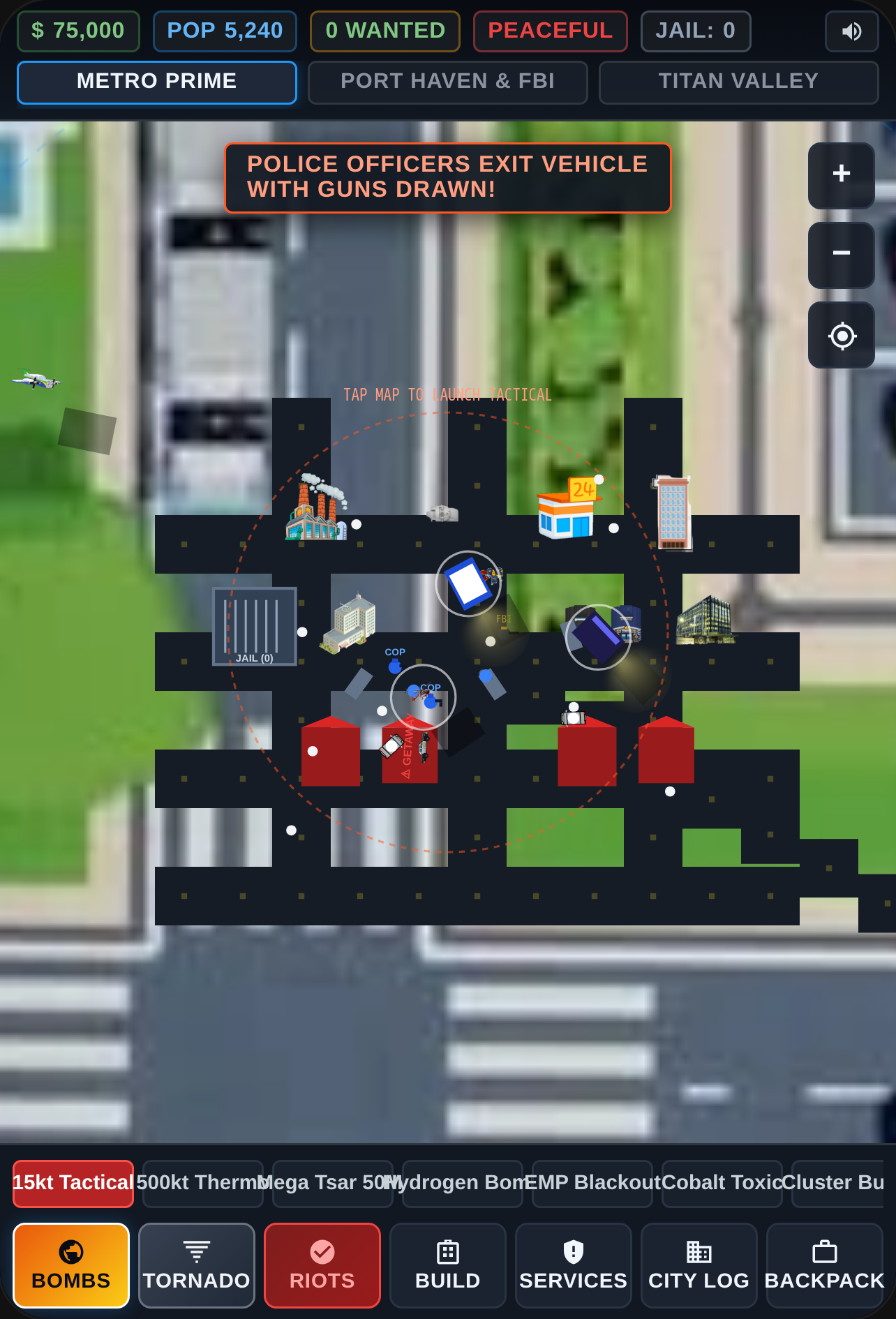 Nuclear Sandbox — Law & Order, Riots, Heists & Tactical Defense cover