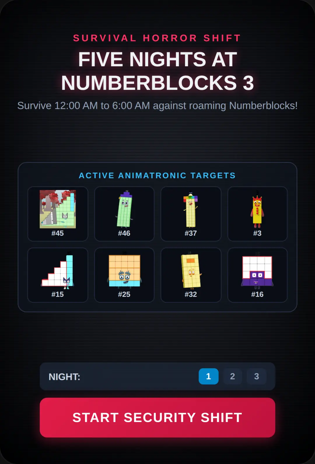 Five Nights at Numberblocks 3 cover