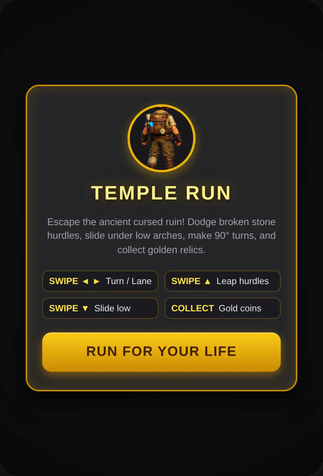 Temple Run - Ancient Ruin Escape cover