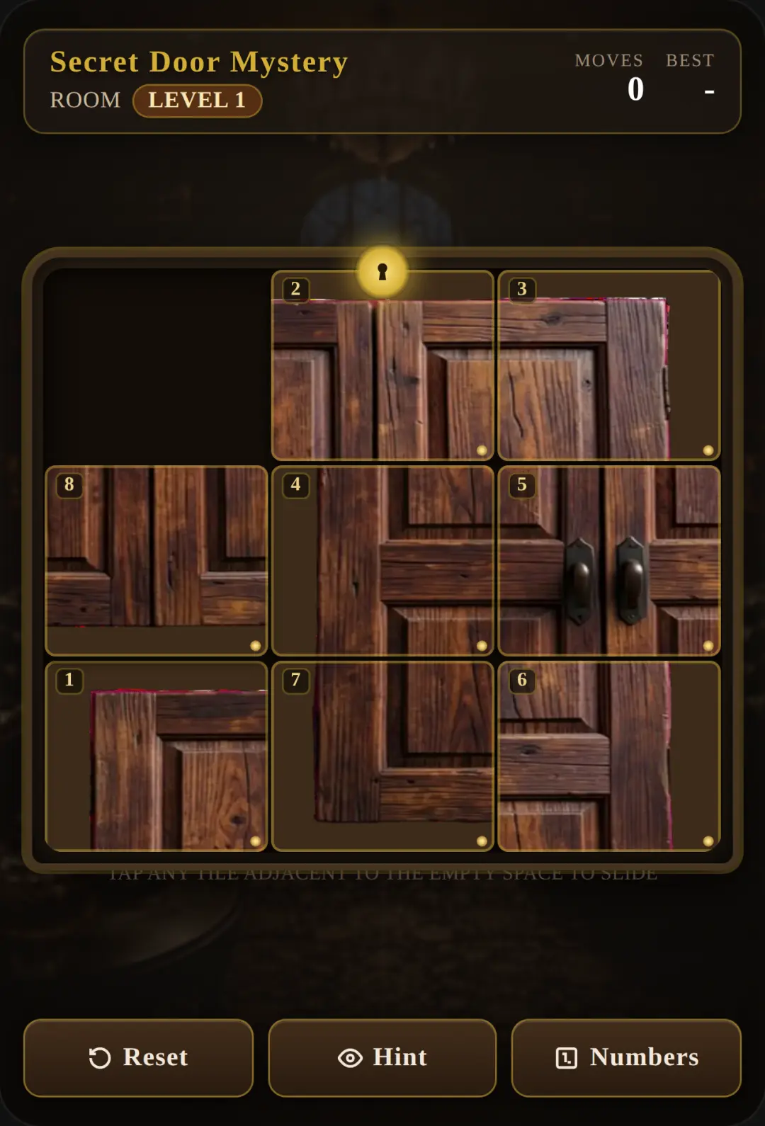 Secret Door Mystery - Sliding Tile Puzzle cover