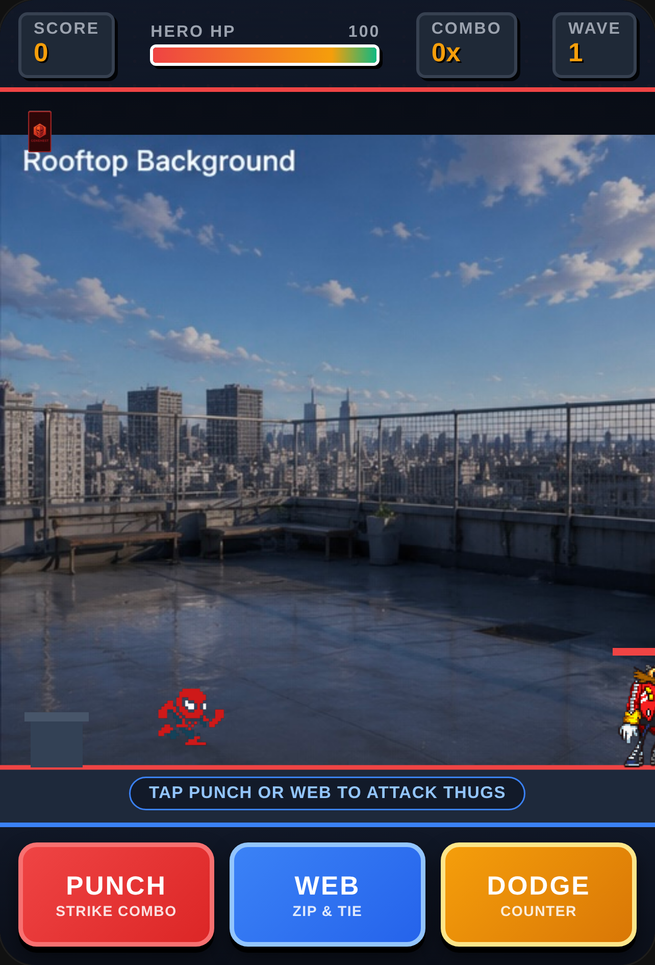 Spider-Man Rooftop Brawler cover