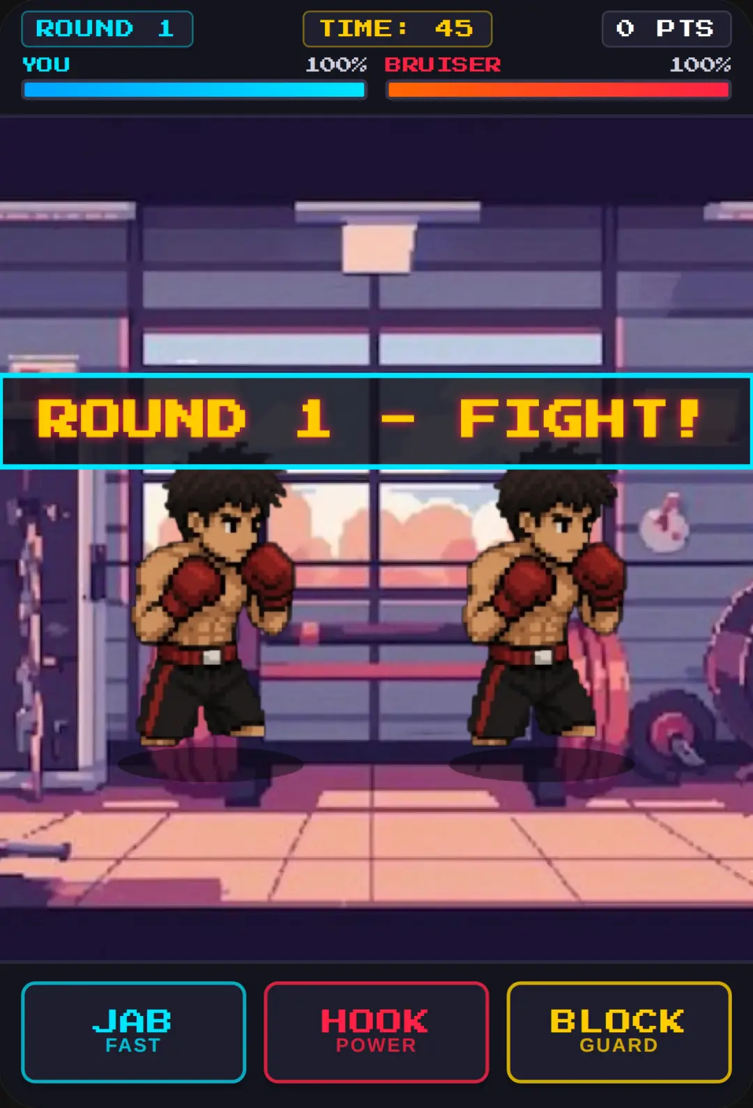 Retro Gym Boxing cover