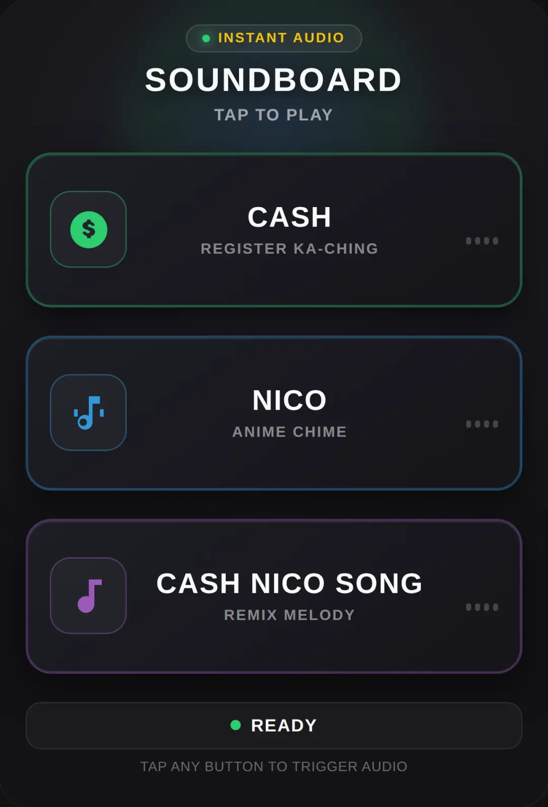 Soundboard cover