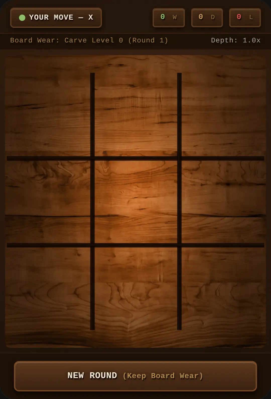 Thud & Grain — Carved Wood XOX cover