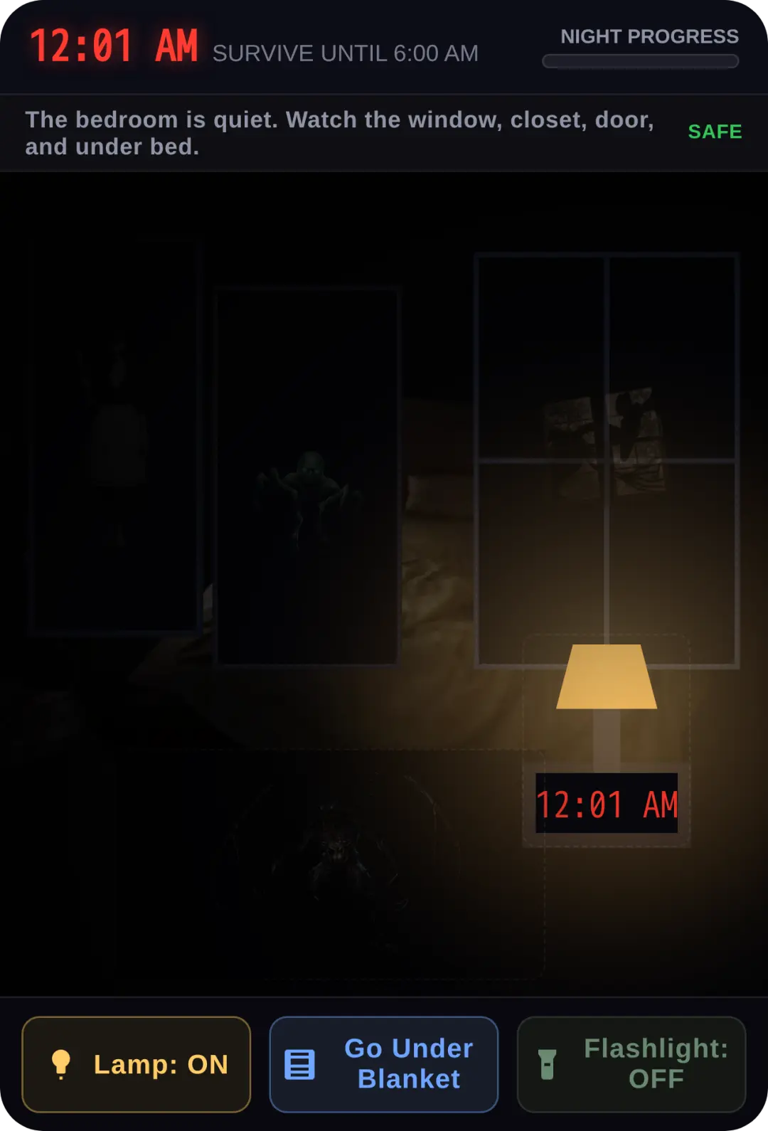 Survive the Night: Bedroom Horror cover