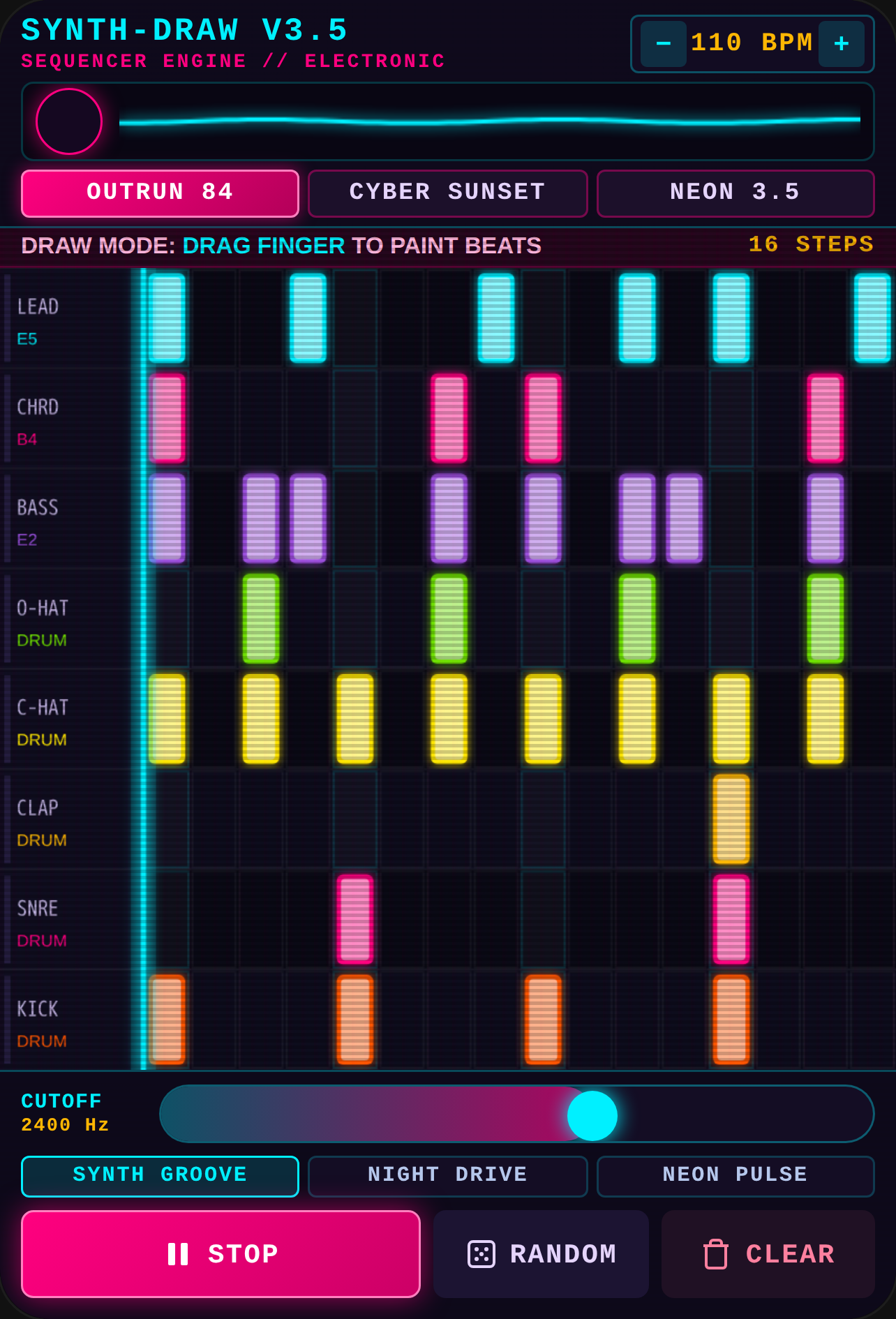 SYNTH-DRAW v3.5 // SEQUENCER ENGINE cover
