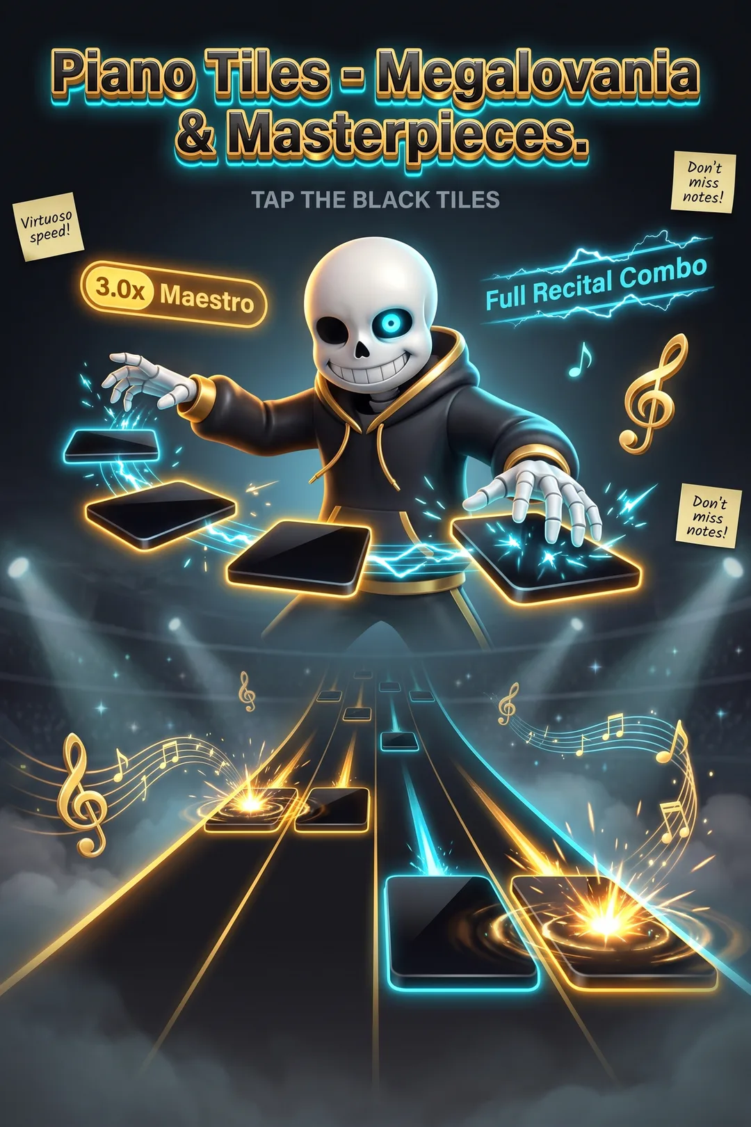Piano Tiles - Megalovania & Masterpieces