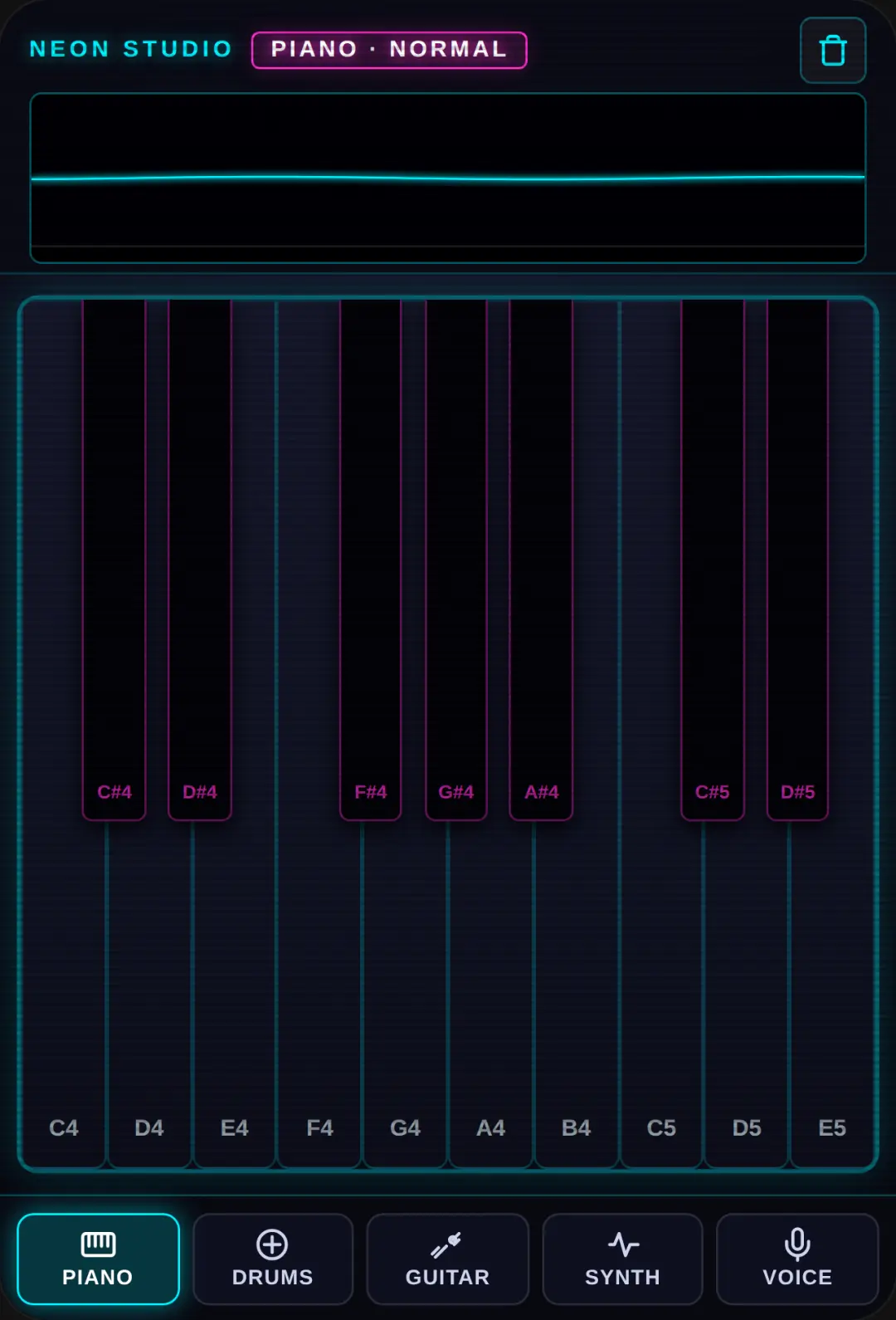 Neon Music Studio satisfying cover