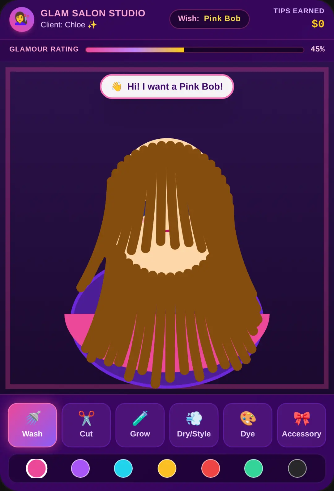 Hair Salon Glamour Studio cover