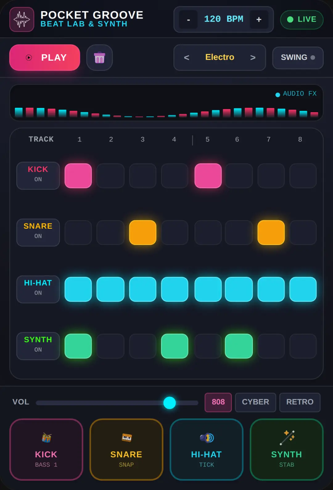 Pocket Groove - Beat Maker Studio cover